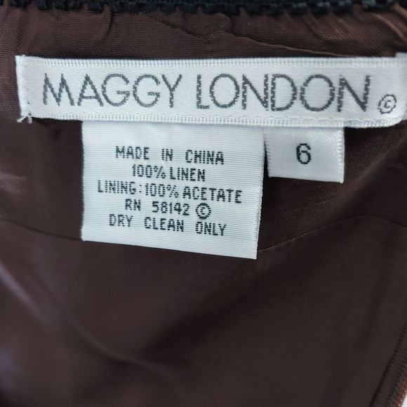 MAGGY LONDON HALTER DRESS WITH LACE - Picture 5 of 5